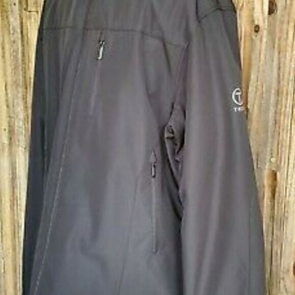 Tumi T-Tech Jacket Water Resistant Packable Softshell Windbreaker Black Sz XL - Picture 5 of 10